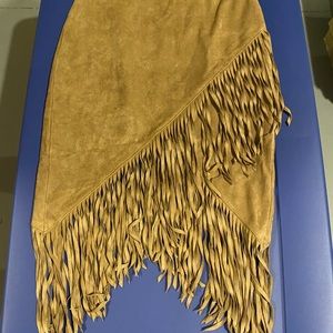 Suede High Waisted Skirt Size 0